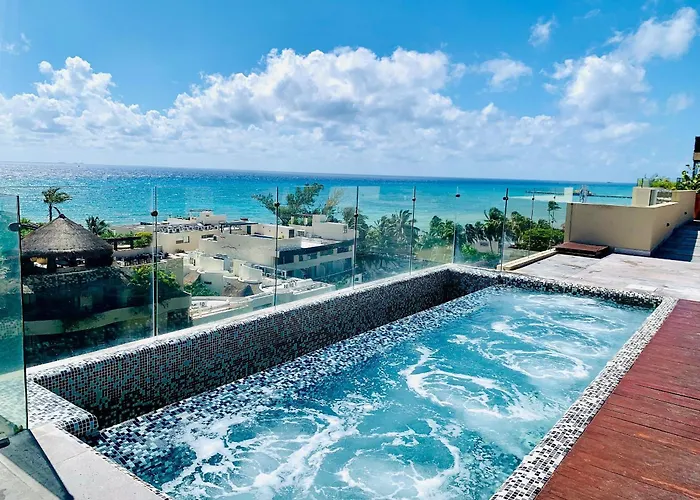 1 Block From 2br Pool Ocean View Casa de férias Playa del Carmen