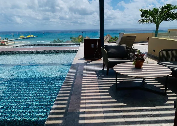 1 Block From 2br Pool Ocean View Playa del Carmen