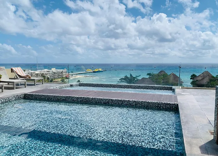 1 Block From 2br Pool Ocean View * Playa del Carmen