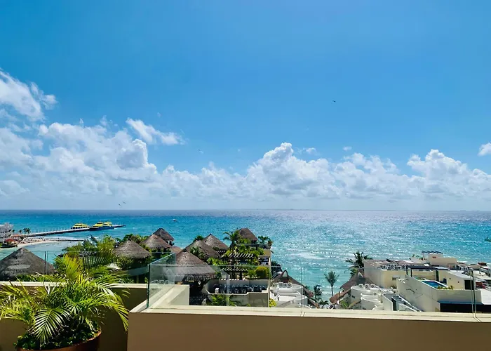 1 Block From 2br Pool Ocean View * Playa del Carmen