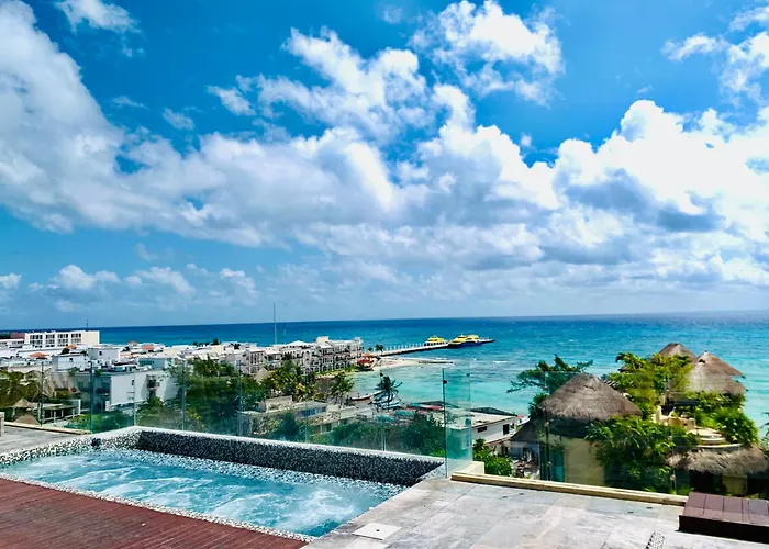 1 Block From 2br Pool Ocean View Casa de férias Playa del Carmen